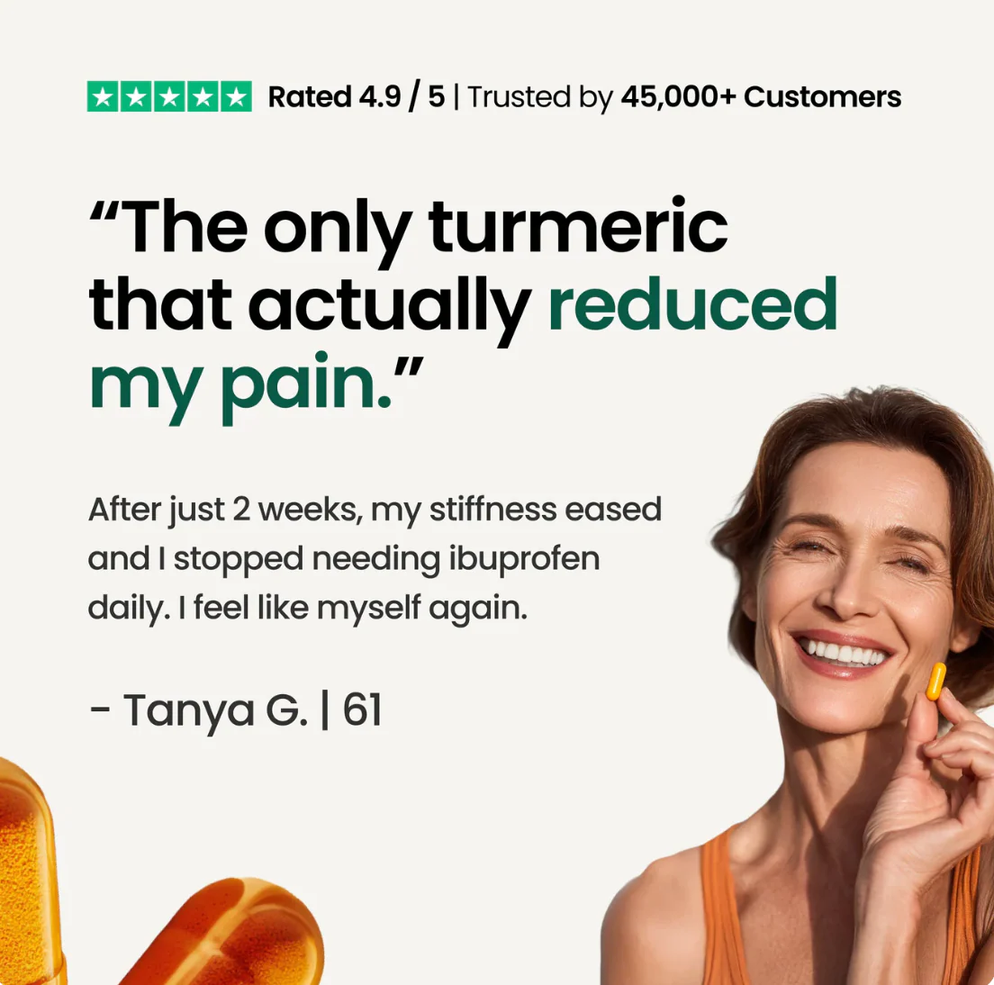 Turmeric Curcumin Capsules (1,000mg) - Image 3
