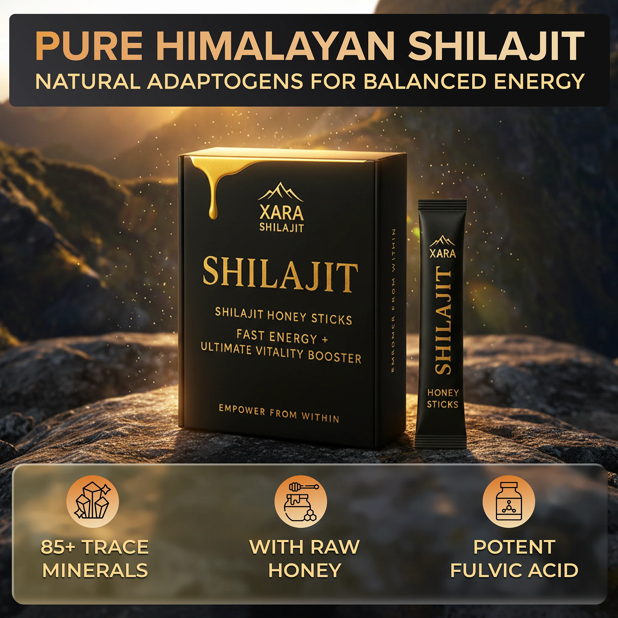 XARA SHILAJIT™ Honey Sticks - Image 4