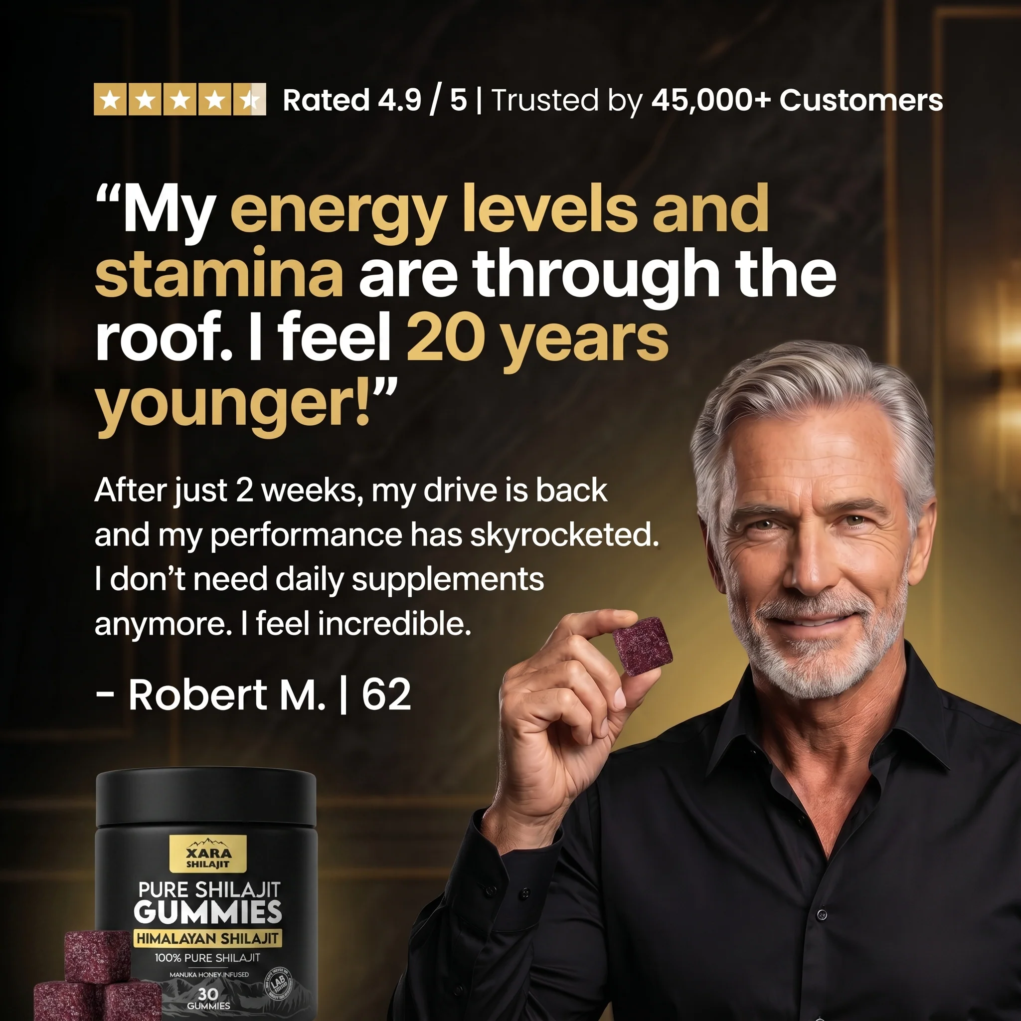 XARA SHILAJIT® Pure Shilajit Gummies - Image 3