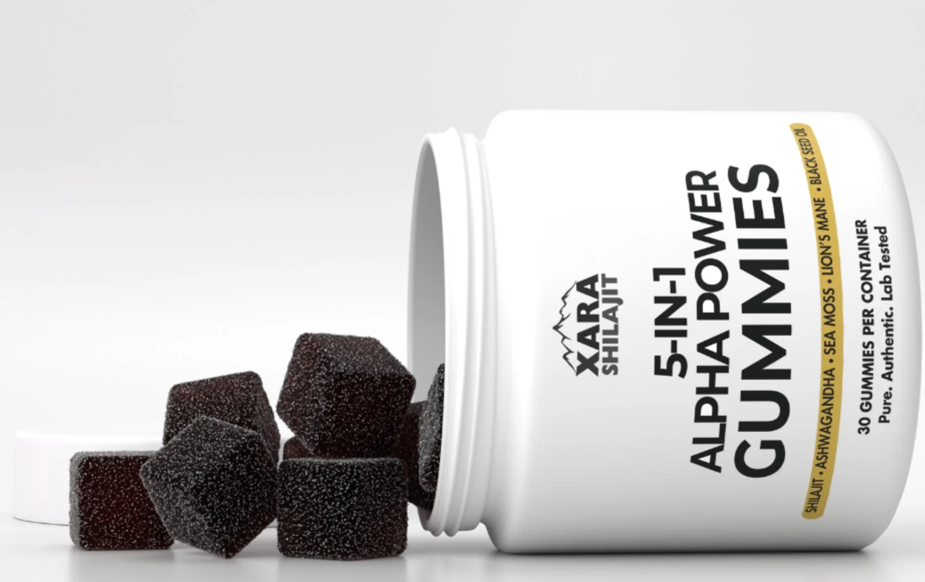 Xarashilajit® 5 in 1 Alpha wellness gummies for men and women - Image 10